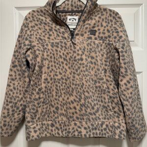 Billabong Women's Adventure Print Half-Zip Fleece Jacket